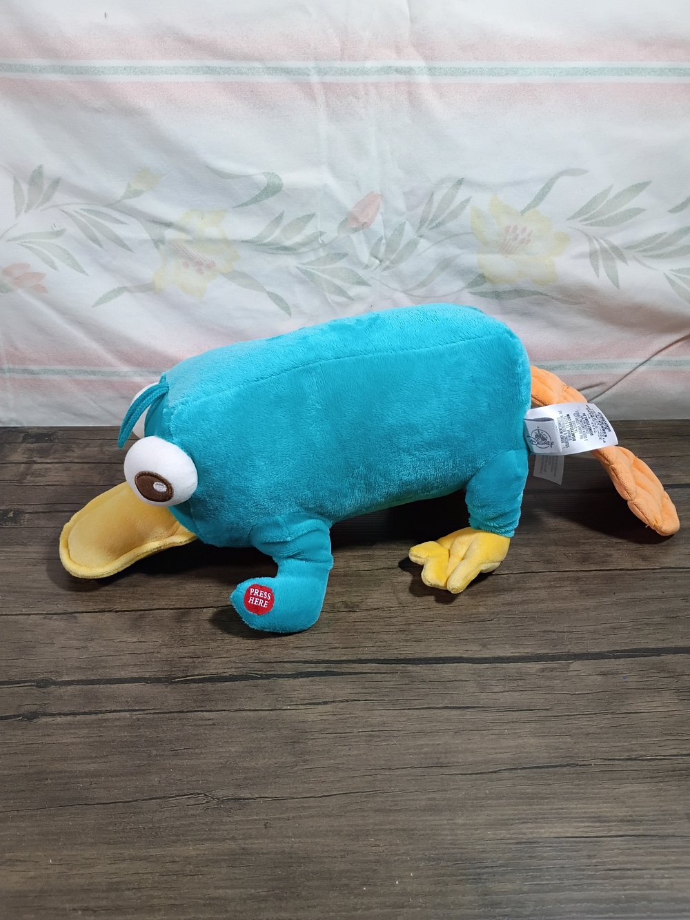 Disney Perry the Platypus Phineas and Ferb Plush 12” With Sound